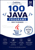 100 JAVA PROGRAMS E-BOOK